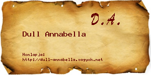 Dull Annabella névjegykártya